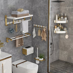 Modern Bathroom Accessories Set Bathroom Shelf Towel Holder Bathroom Accessories Hardware Set