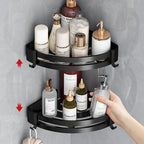 Classic Bathroom Accessories Set in Aluminum Black Finish Bathrobe Hook/ Towel Bar