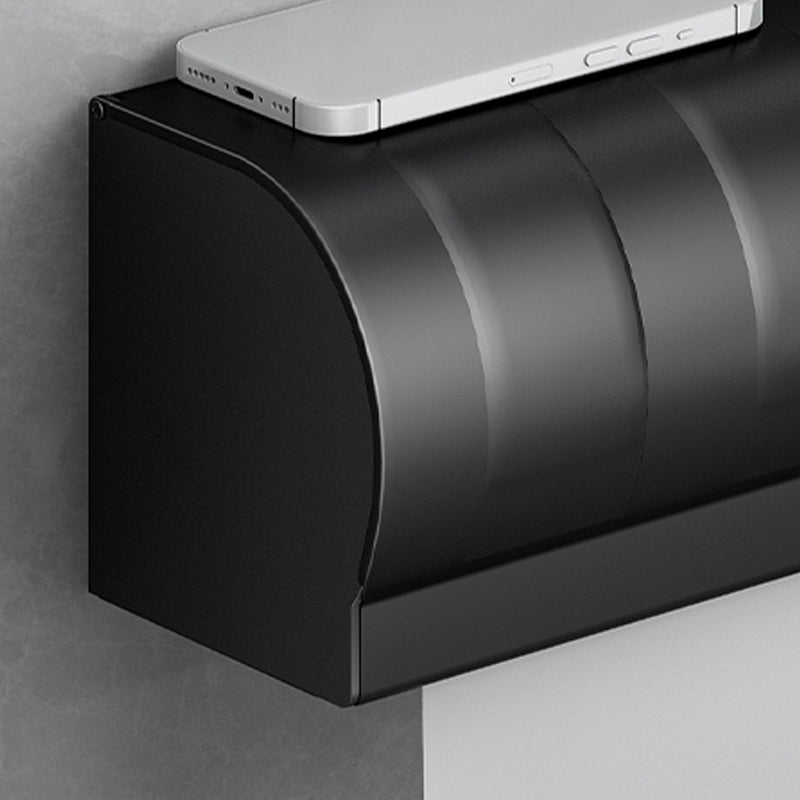 Classic Bathroom Accessories Set in Aluminum Black Finish Bathrobe Hook/ Towel Bar