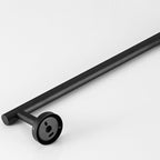 Modern Bathroom Hardware Set in Stainless Steel Brushed Chrome Towel Bar/Ring & Bathrobe Hook