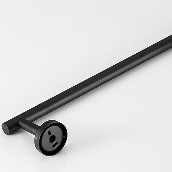 Modern Bathroom Hardware Set in Stainless Steel Brushed Chrome Towel Bar/Ring & Bathrobe Hook