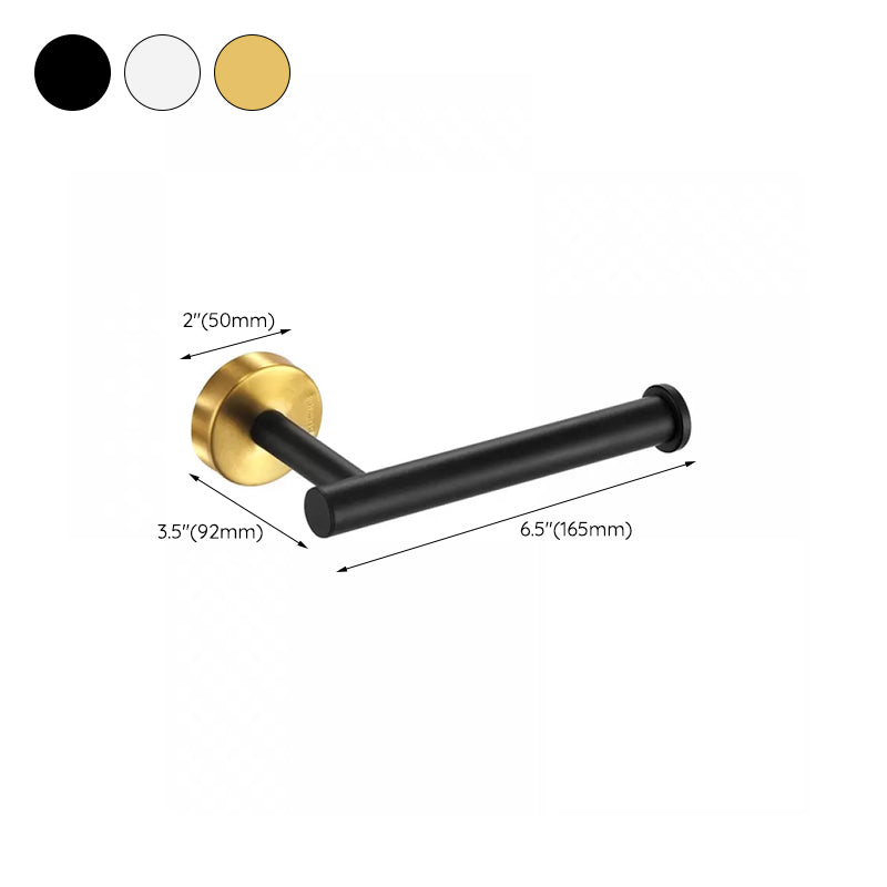 Modern Bathroom Hardware Set in Stainless Steel Brushed Chrome Towel Bar/Ring & Bathrobe Hook