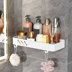 Modern White Bathroom Hardware Set Towel Rack Bath Shelf Bathroom Hardware Set