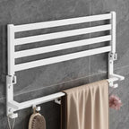 Modern White Bathroom Hardware Set Towel Rack Bath Shelf Bathroom Hardware Set