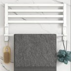Modern White Bathroom Hardware Set Towel Rack Bath Shelf Bathroom Hardware Set