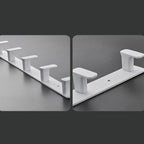 Modern White Bathroom Hardware Set Towel Rack Bath Shelf Bathroom Hardware Set
