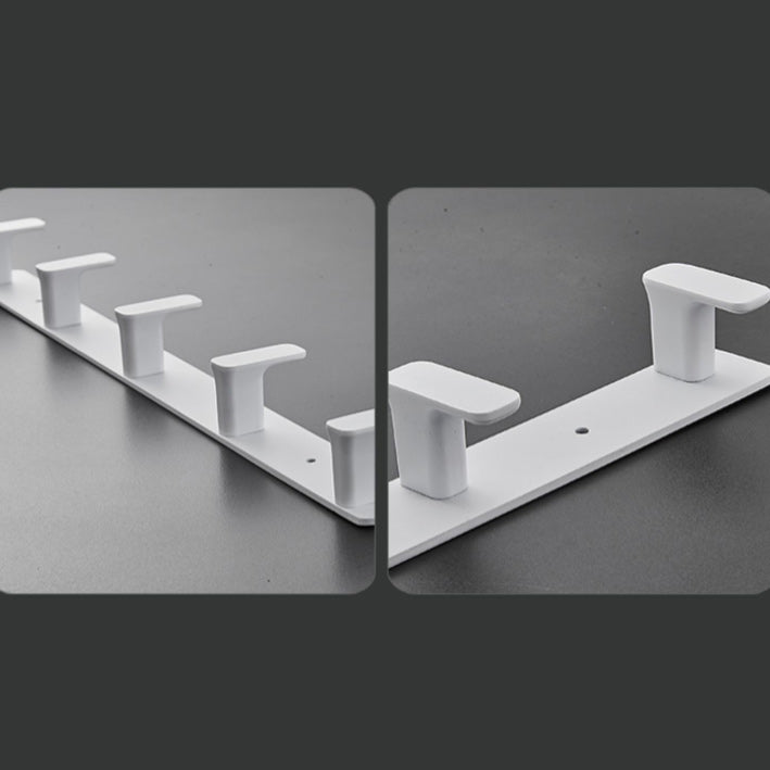 Modern White Bathroom Hardware Set Towel Rack Bath Shelf Bathroom Hardware Set