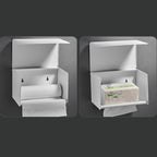 Modern White Bathroom Hardware Set Towel Rack Bath Shelf Bathroom Hardware Set