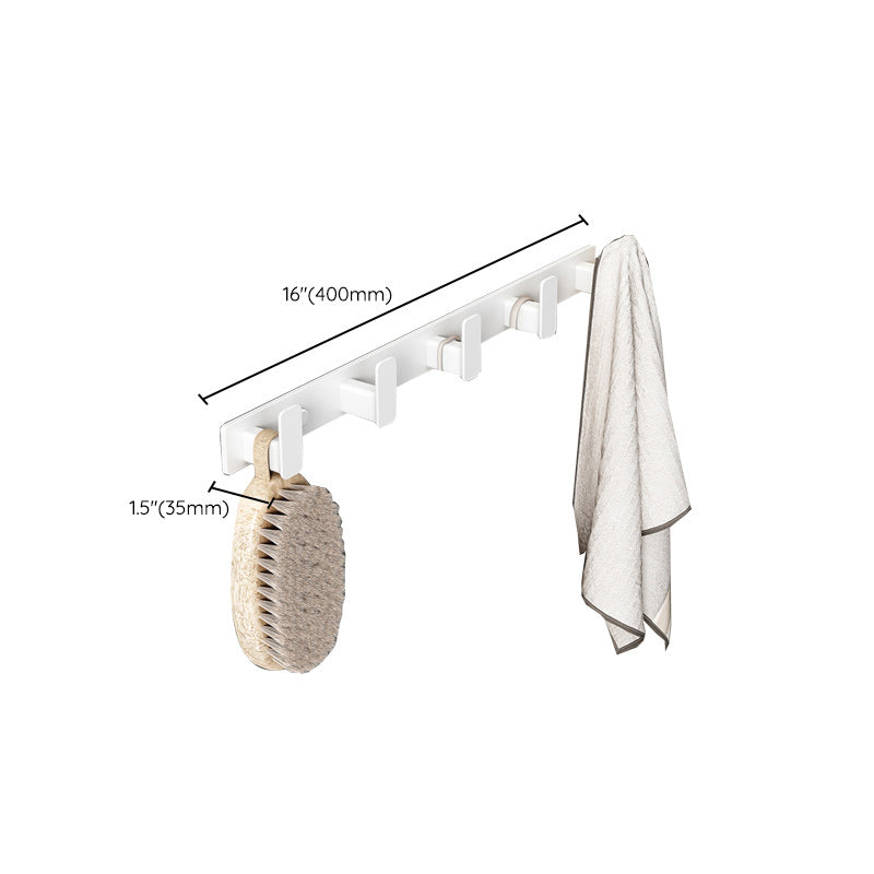 Modern White Bathroom Hardware Set Towel Rack Bath Shelf Bathroom Hardware Set