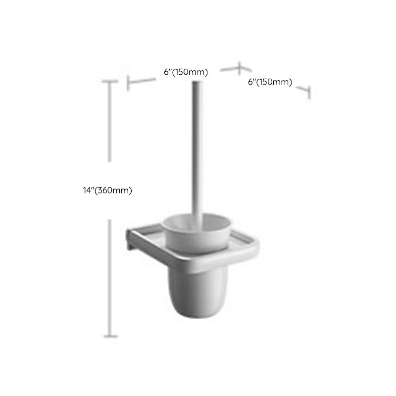 Aluminium Bathroom Accessories Set Modern White Bathroom Accessories Set