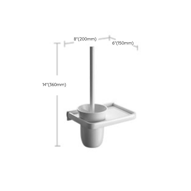 Aluminium Bathroom Accessories Set Modern White Bathroom Accessories Set