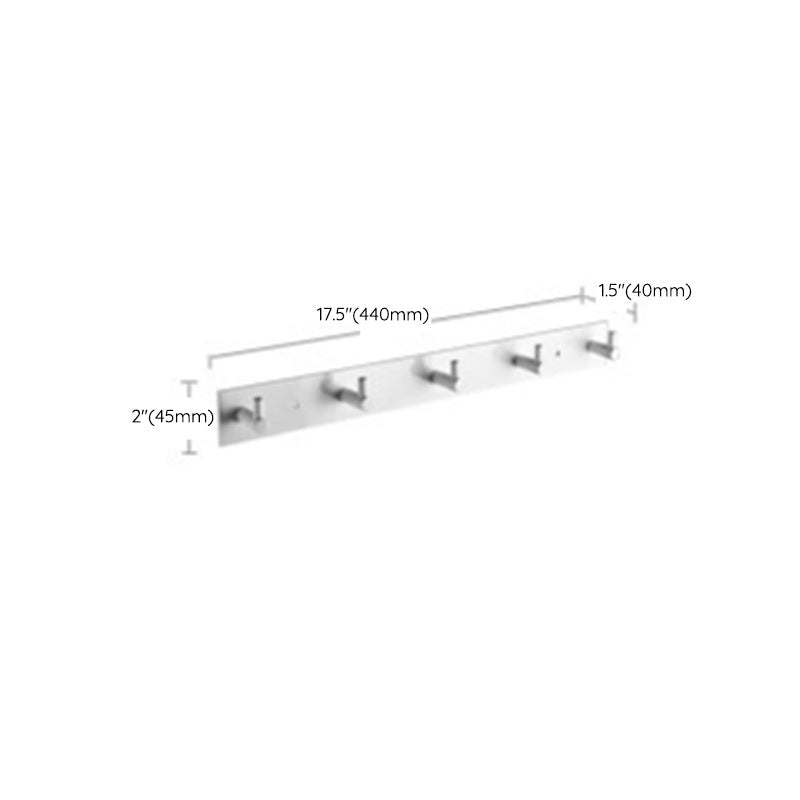 Aluminium Bathroom Accessories Set Modern White Bathroom Accessories Set