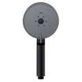 Matt Black Hand Shower Modern 3-Stream Round Wall Mounted Hand Shower