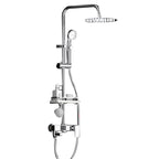 Wall-mounted shower system handle lever spot resist copper shower system