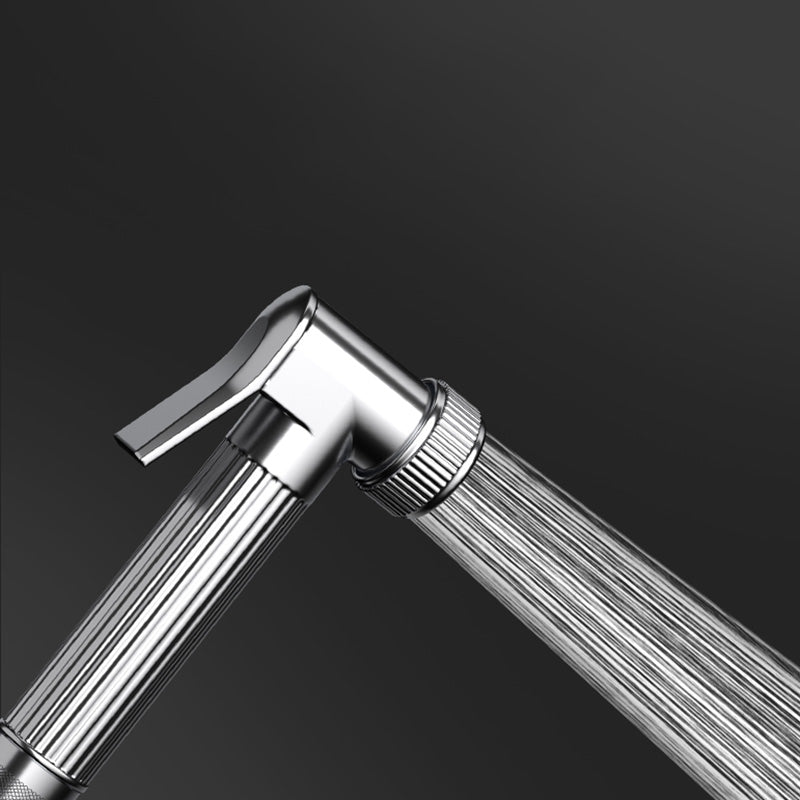Wall-mounted shower system handle lever spot resist copper shower system