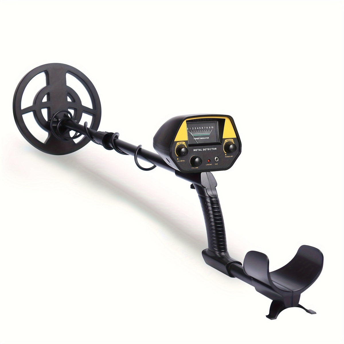 Compact Metal Detector with 20 cm Coil for Accurate Outdoor Treasure Hunting – Lightweight, User-Friendly, Versatile Detection