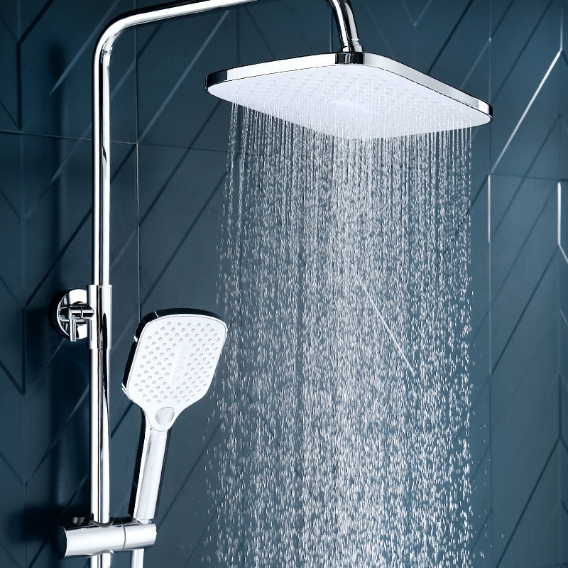 Modern Bathroom Standard Shower Head Rainfall Square Ceiling Mounted Shower Head