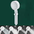 Bathroom Showerhead 3-Jet Massage Wall-Mounted Round Showerhead