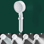 Bathroom Showerhead 3-Jet Massage Wall-Mounted Round Showerhead