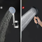 Bathroom Showerhead 3-Jet Massage Wall-Mounted Round Showerhead