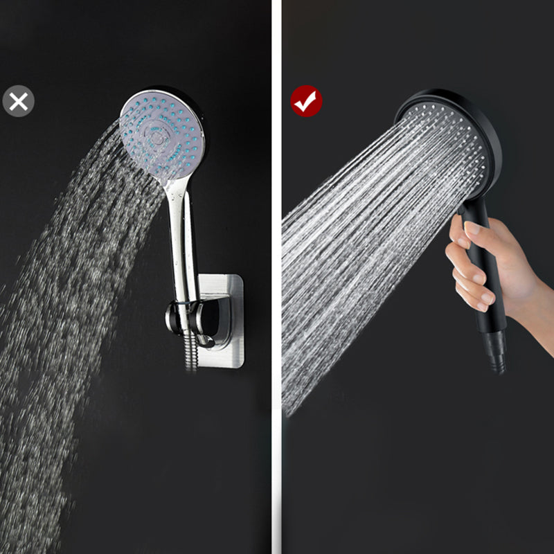 Bathroom Showerhead 3-Jet Massage Wall-Mounted Round Showerhead