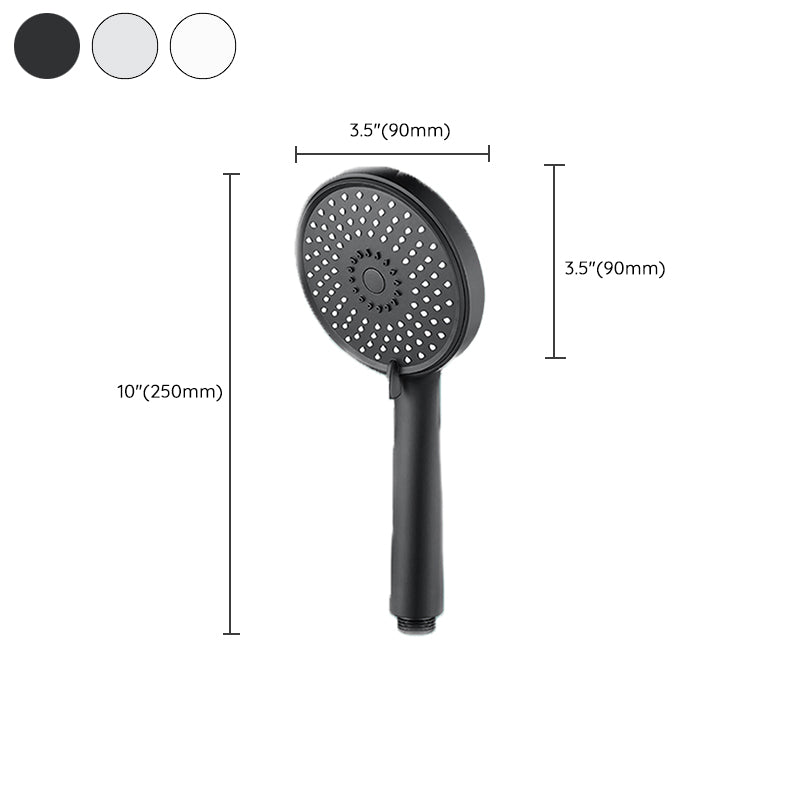 Bathroom Showerhead 3-Jet Massage Wall-Mounted Round Showerhead