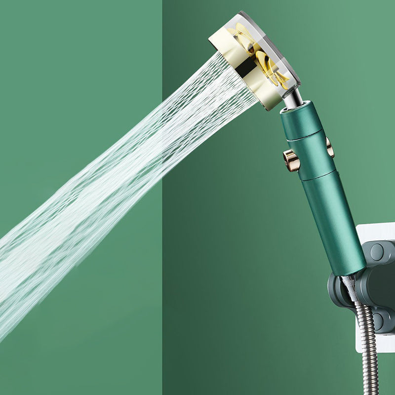 Modern Shower Head for the Bathroom 2-Jet Massage Rain Shower Round Wall Mounted Shower Head