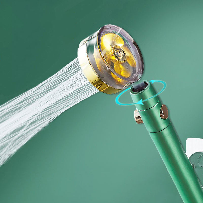 Modern Shower Head for the Bathroom 2-Jet Massage Rain Shower Round Wall Mounted Shower Head