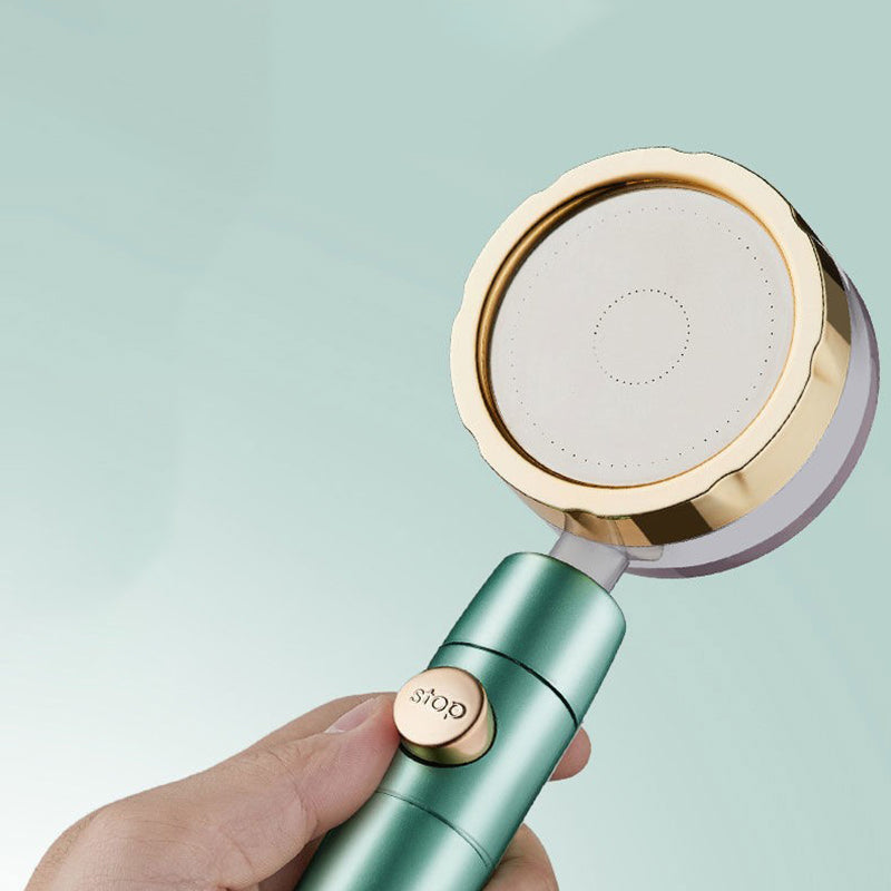 Modern Shower Head for the Bathroom 2-Jet Massage Rain Shower Round Wall Mounted Shower Head