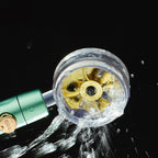 Modern Shower Head for the Bathroom 2-Jet Massage Rain Shower Round Wall Mounted Shower Head