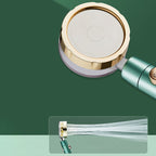 Modern Shower Head for the Bathroom 2-Jet Massage Rain Shower Round Wall Mounted Shower Head