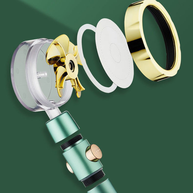 Modern Shower Head for the Bathroom 2-Jet Massage Rain Shower Round Wall Mounted Shower Head