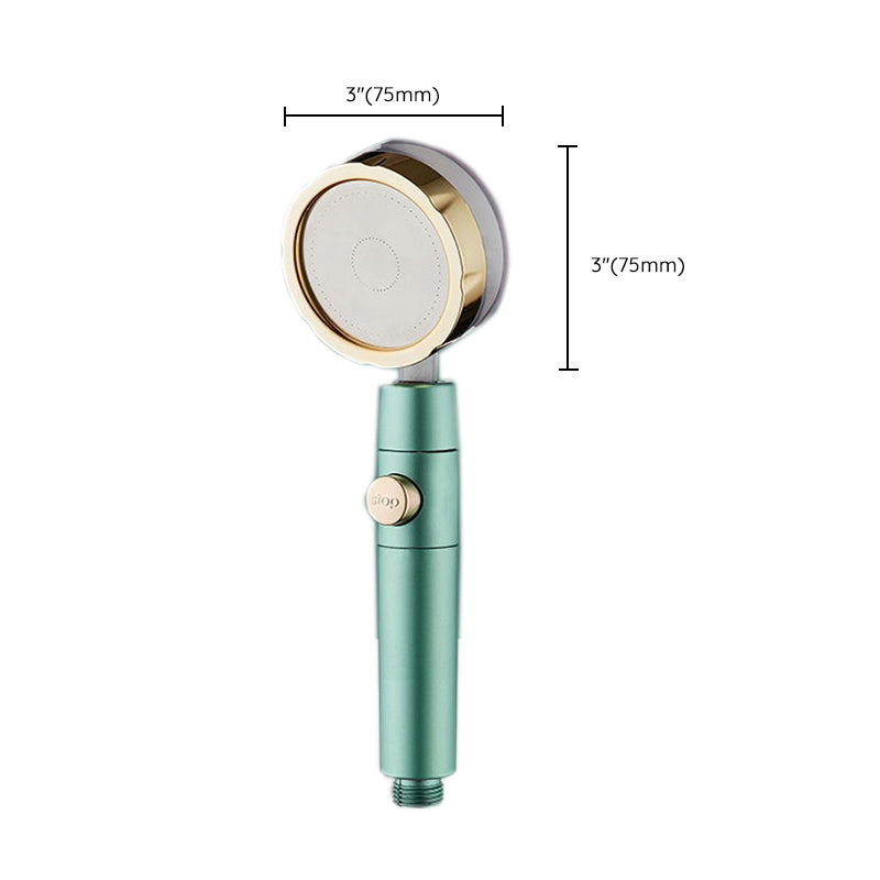 Modern Shower Head for the Bathroom 2-Jet Massage Rain Shower Round Wall Mounted Shower Head