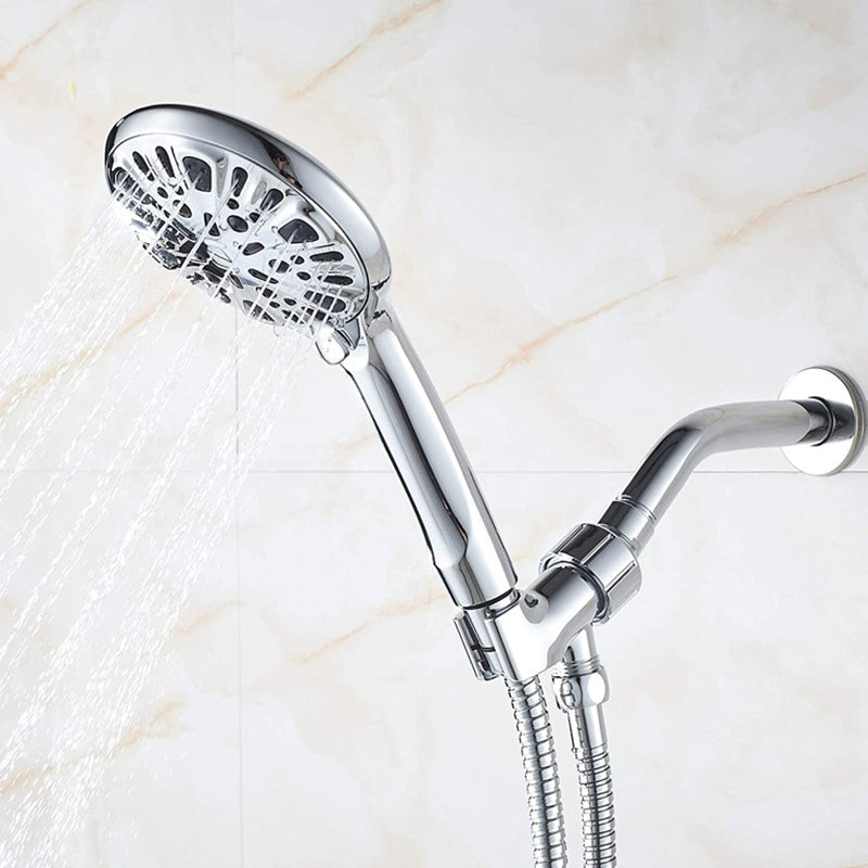 Modern Shower Head for Bathroom 9-Jet Round Wall-Mounted Shower Head