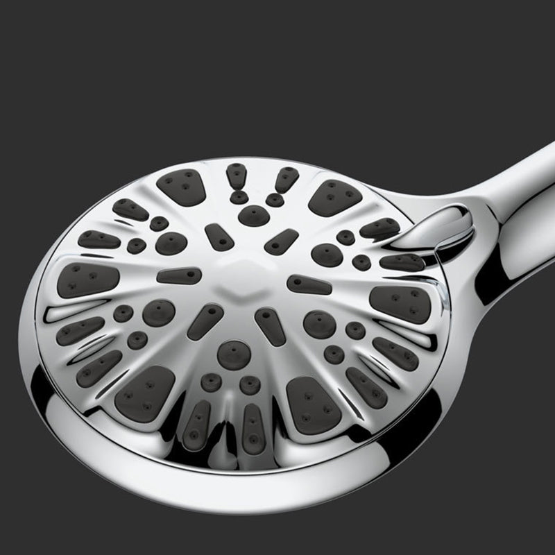 Modern shower head for bathroom 9-nozzle round wall-mounted shower head