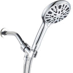 Modern Shower Head for Bathroom 9-Jet Round Wall-Mounted Shower Head