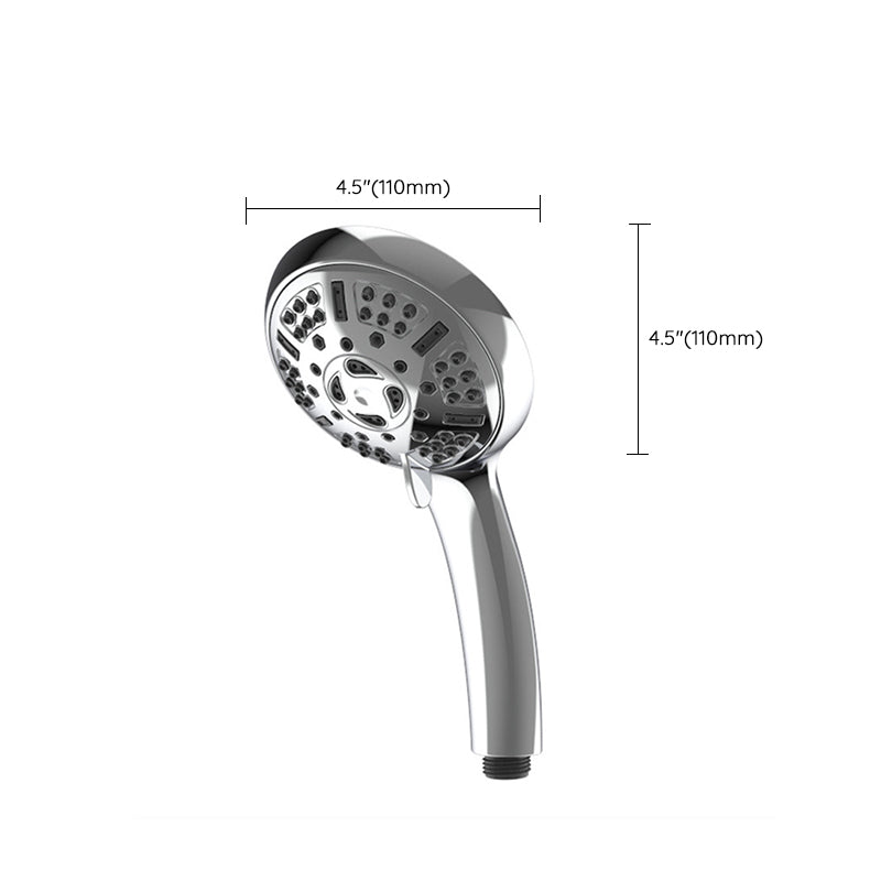 Modern shower head for bathroom 9-nozzle round wall-mounted shower head