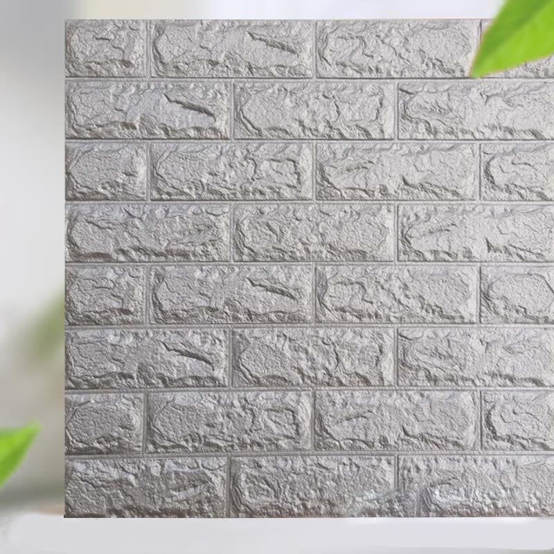 Industrial Wall Plank 3D Print Bedroom Living Room Wall Panels Set of 10