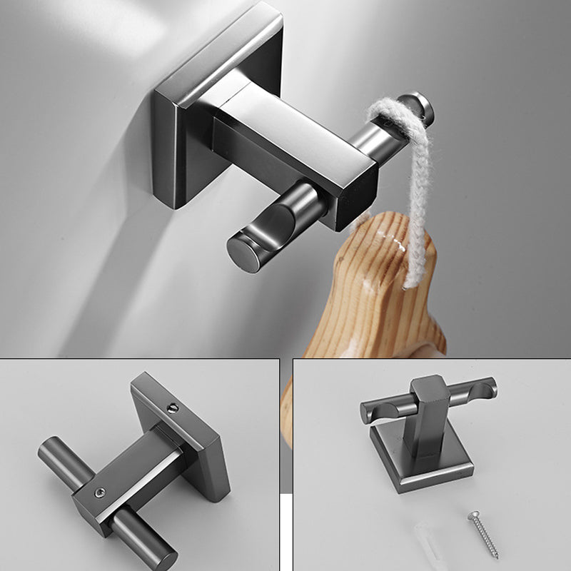 Traditional Brass Bathroom Accessory Set Gray Bathroom Accessory Set