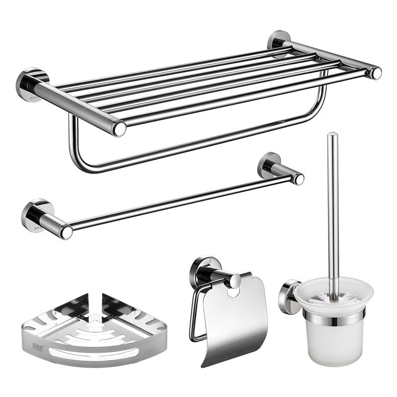 Modern Bathroom Accessories Bathroom Shelf Towel Bar Stainless Steel Bathroom Accessory Set