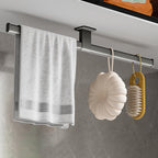 Contemporary Aluminum Bathroom Accessories Set Towel Rail Bathroom Accessories
