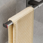 Contemporary Aluminum Bathroom Accessories Set Towel Rail Bathroom Accessories