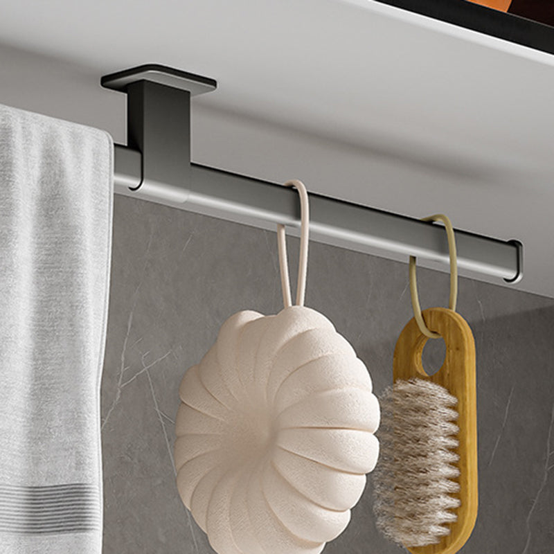 Contemporary Aluminum Bathroom Accessories Set Towel Rail Bathroom Accessories