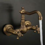 Traditional Wall-Mounted Copper Clawfoot Bathtub Faucet Trim Low Arc Clawfoot Bathtub Faucet