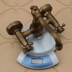 Traditional Wall-Mounted Copper Clawfoot Bathtub Faucet Trim Low Arc Clawfoot Bathtub Faucet
