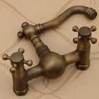 Traditional Wall-Mounted Copper Clawfoot Bathtub Faucet Trim Low Arc Clawfoot Bathtub Faucet