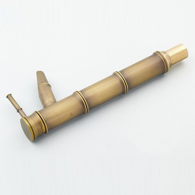 A hole water tap country sink bathroom faucet with single lever handle