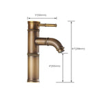 A hole water tap country sink bathroom faucet with single lever handle