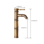 A hole water tap country sink bathroom faucet with single lever handle