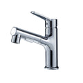Vessel Sink Faucet Modern Pull-Out Bathroom Faucet with One Lever Handle